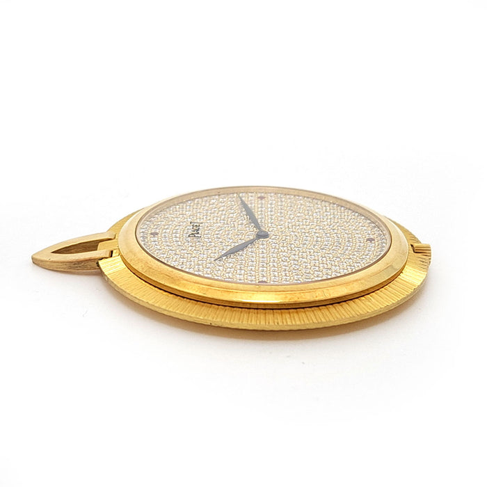 PIAGET 
Pocket Watch Cal.9P2 Paved Diamonds