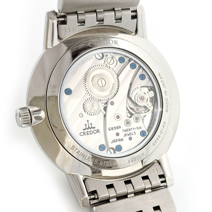 SEIKO 
Collection Plume d'Or Credor 
Avec boîte et certificat