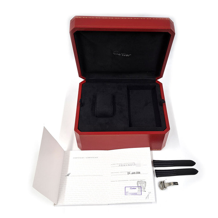 CARTIER 
ロードスター ドゥ カルティエ ウォッチ LM 
箱ギャラ付