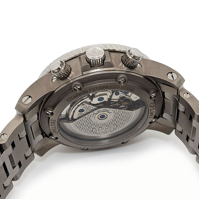 HERMES 
クリッパー ダイバー クロノグラフ 
箱ギャラ付