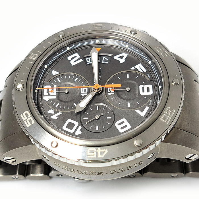 HERMES 
クリッパー ダイバー クロノグラフ 
箱ギャラ付