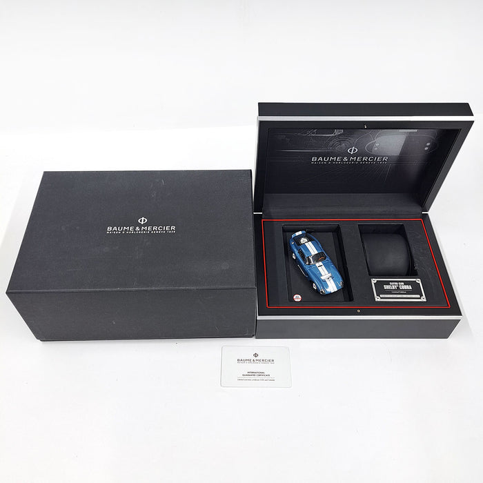 Baume & Mercier  
Clifton Chronographe Shelby Cobra  
Avec boîte et certificat