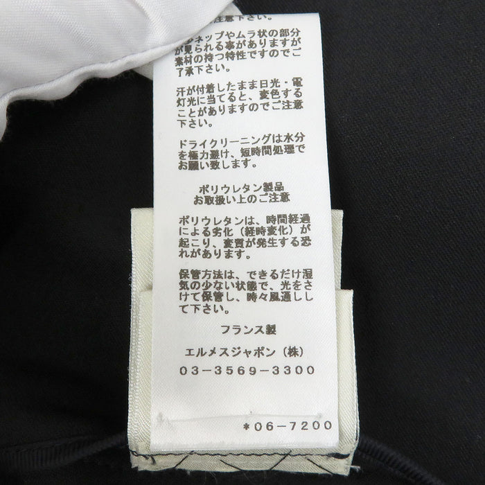 HERMES 
H アッシュ Chaine d'Ancre ジップアップ シルバー金具 ウール 
シェーヌダンクル ノーカラー ジャケット