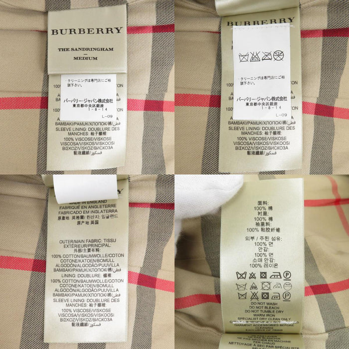 BURBERRY 
サンドリンガム ベルト ミディアム コットン 
THE SANDRINGHAM トレンチコート
