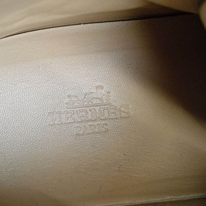 HERMES 
H アッシュ ロゴ レースアップ エクスリブリス スタッズ 
レノックス コリエドシアン ハイカット スニーカー