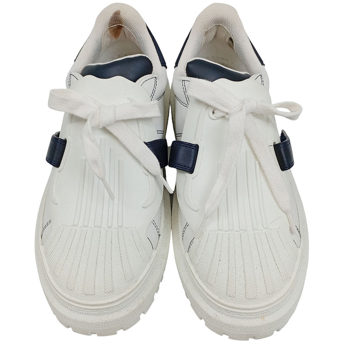Dior Logo Rubber Leather Platform ID Low-Cut Sneakers