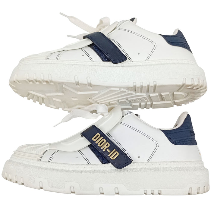 Dior Logo Rubber Leather Platform ID Low-Cut Sneakers