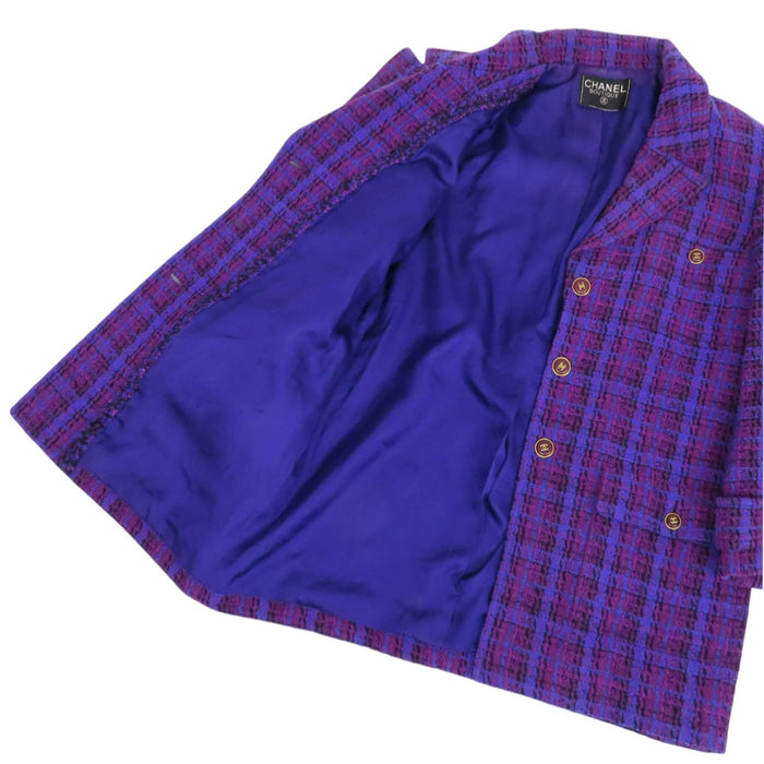 CHANEL 
COCO CC ココボタン ウール ベルト チェーン 
ココマーク ツイード ジャケット