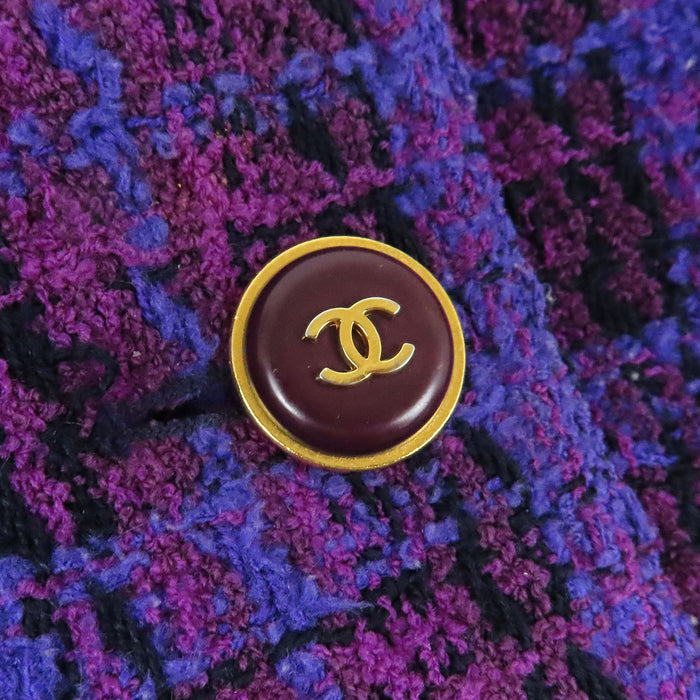 CHANEL 
COCO CC ココボタン ウール ベルト チェーン 
ココマーク ツイード ジャケット