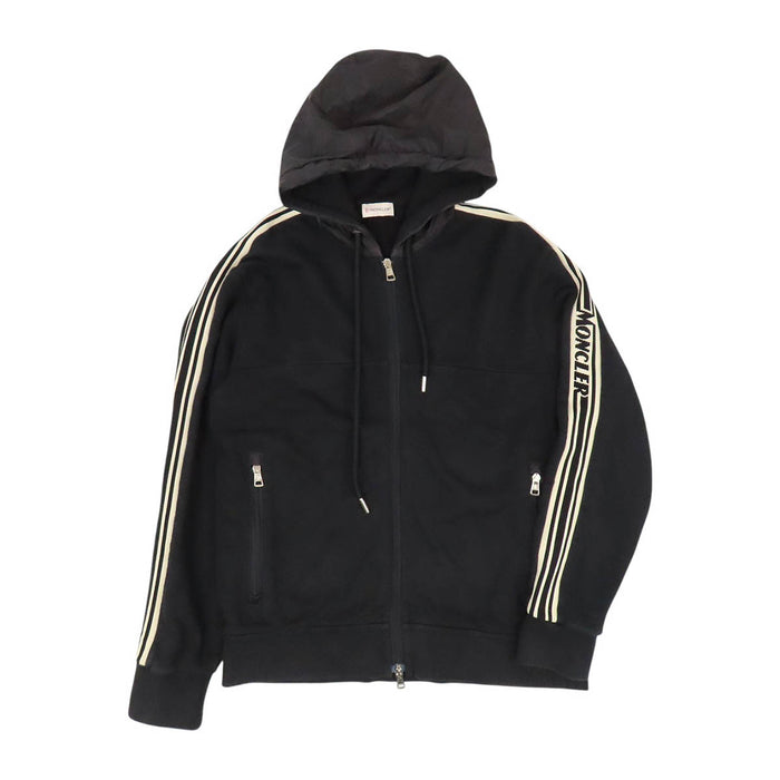 MONCLER
Felpa con cappuccio logo in cotone e nylon
Maglia cardigan maglia con zip e cappuccio