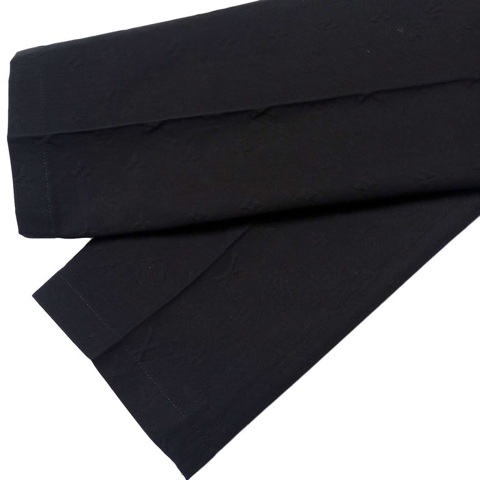 LOUIS VUITTON  
LV Center Pleats Cotton  
Monogram Embossed Slacks Pants