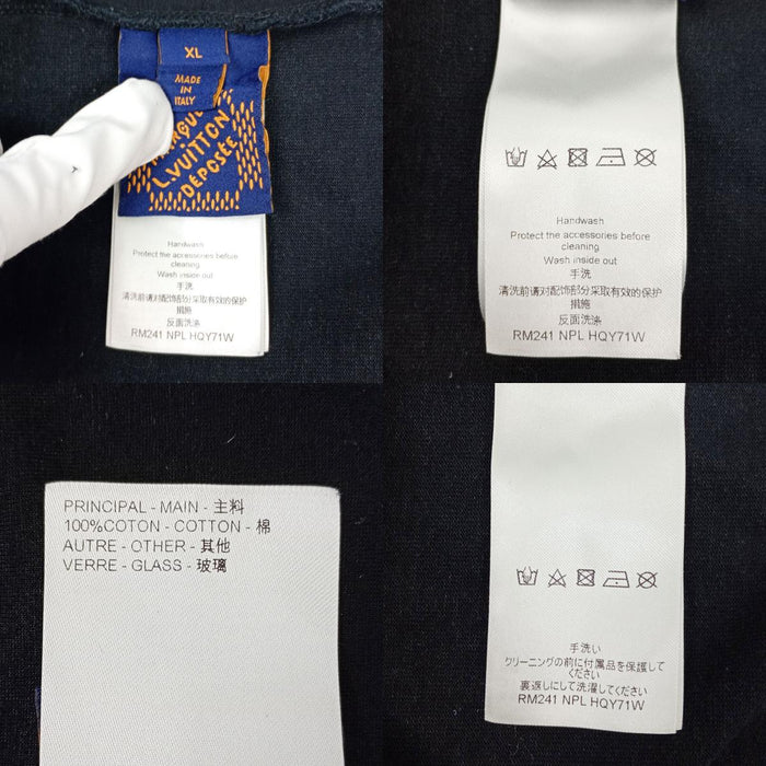 路易威登  
LV 标志 珍珠 珠子 棉质 2024年制造 RM241 NPL HQY71W  
刺绣 标志性 贴身上衣