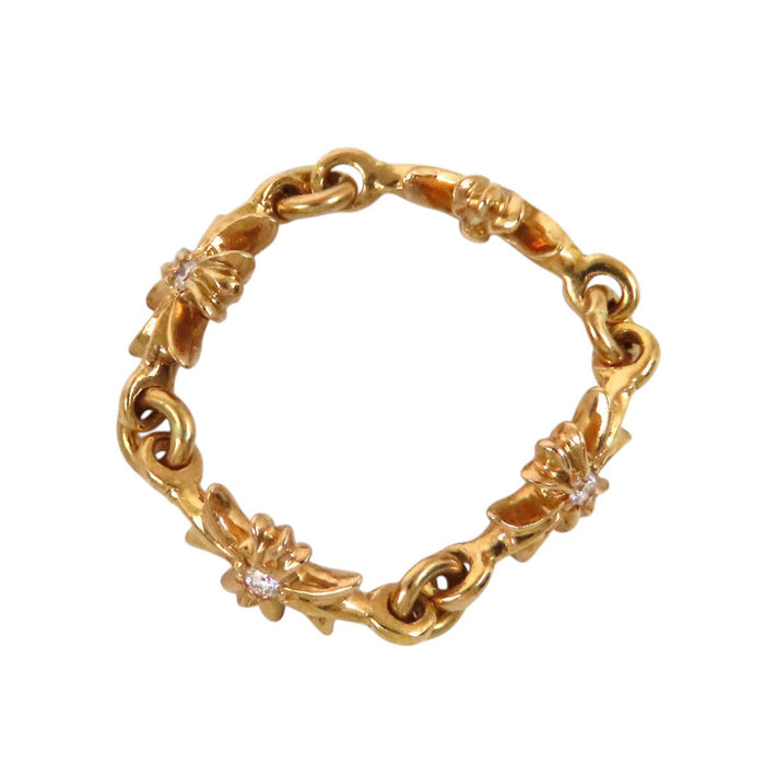 CHROME HEARTS 
TNY E CH PLS DIA クロス 
タイニーE CHプラス ダイヤ リング 22K