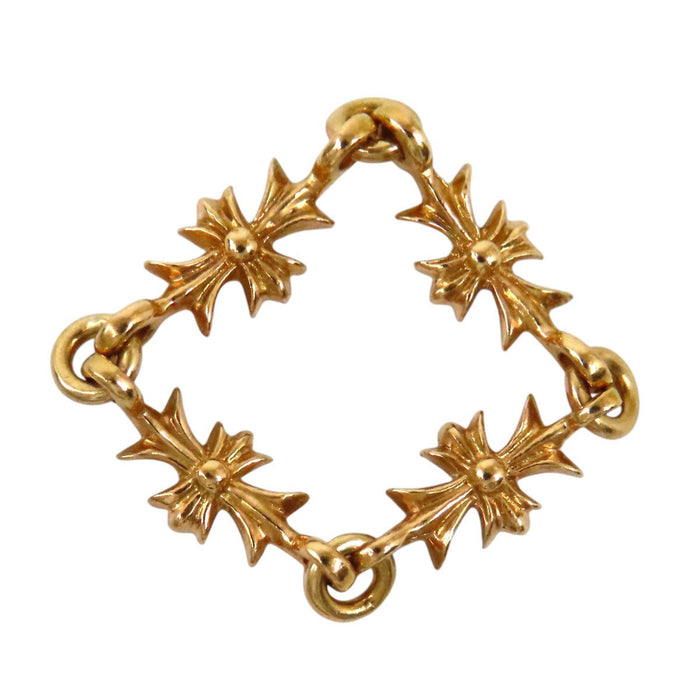 CHROME HEARTS 
TNY E CH PLS DIA クロス 
タイニーE CHプラス ダイヤ リング 22K