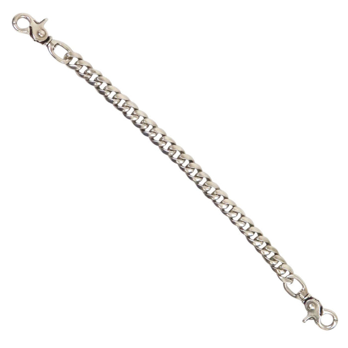 CHROME HEARTS  
十字球 CH加號 銀飾  
2夾 短款 經典鏈節 錢包鍊