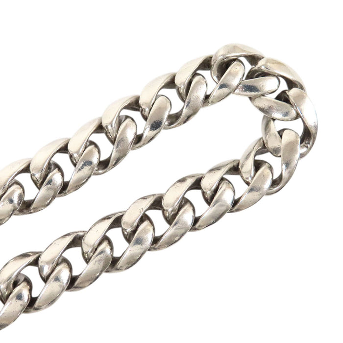 CHROME HEARTS  
十字球 CH加號 銀飾  
2夾 短款 經典鏈節 錢包鍊