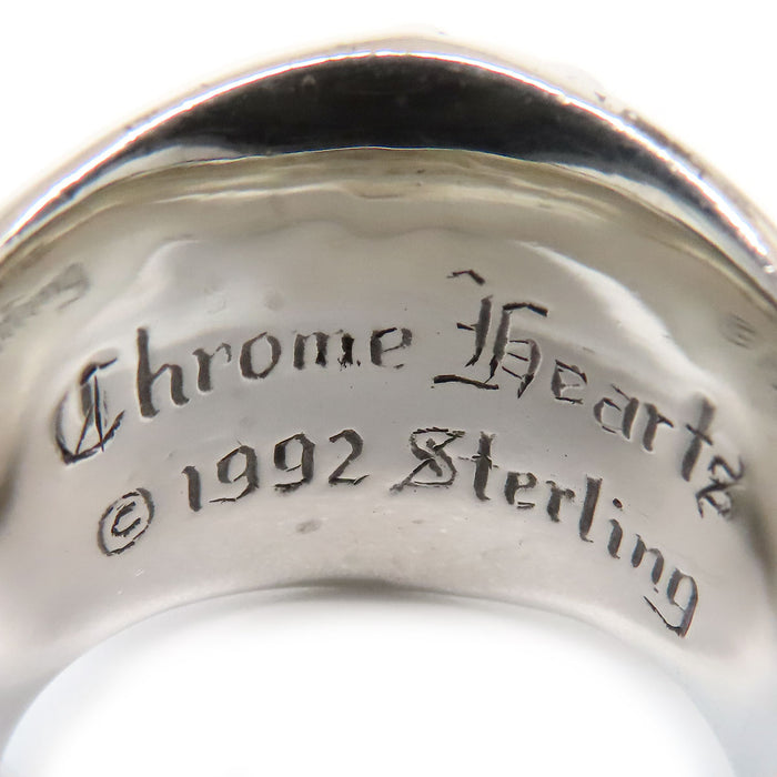 CHROME HEARTS 
CH KEEPER Sterling Silver 1992 Engraving 
Keeper Ring