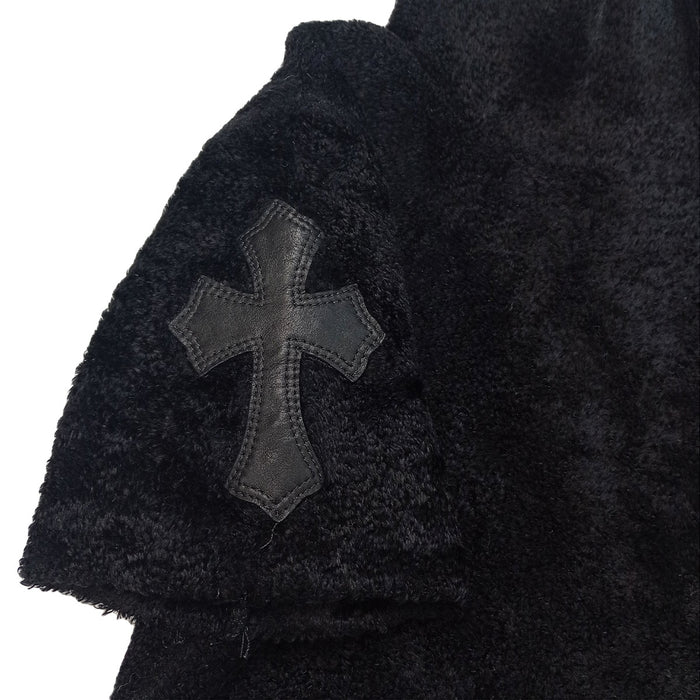 CHROME HEARTS  
3 Cemetery Cross CEM CRS M CAHMER LIB Sweater Viscose High Neck  
Cemetery Cross Patch Short Sleeve Knit