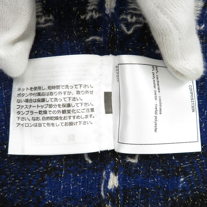 CHANEL 
COCO CC ロゴ フラワー スカラベ メティエダール コレクション 
ココマーク ラメ カシミヤ ニット