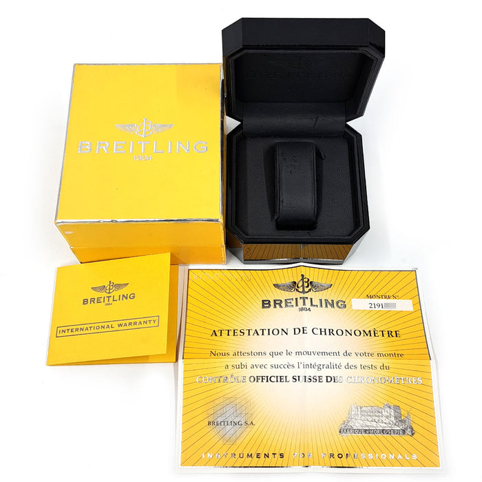 BREITLING 
クロノ コックピット 
箱ギャラ付