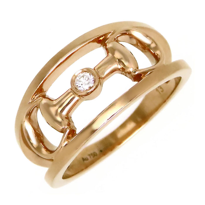 GUCCI 
ホースビット ダイヤモンド リング