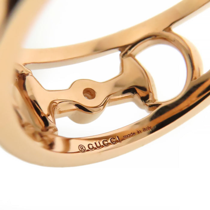 GUCCI 
ホースビット ダイヤモンド リング