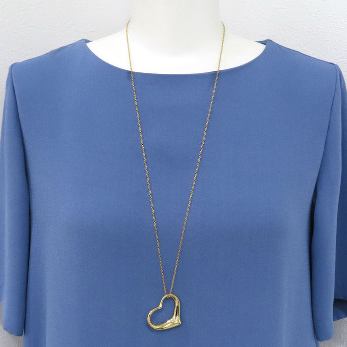 TIFFANY&Co. 
オープンハート ネックレス ロング