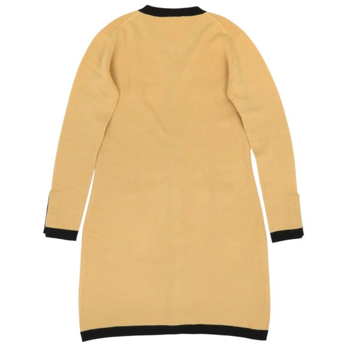 CHANEL 
COCO CC 94A Turtle Camellia Clover Lion 
Coco Mark Vintage Cashmere Long Cardigan