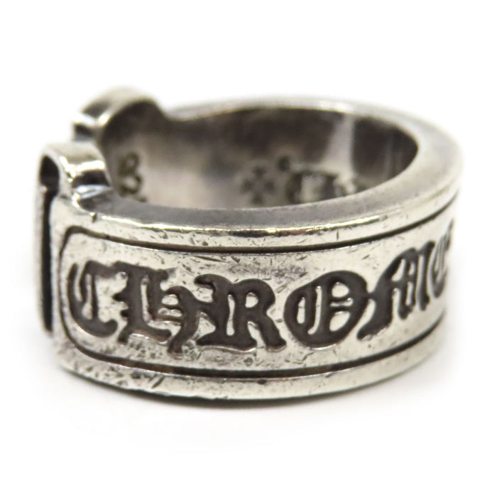 CHROME HEARTS  
CH LG SCROLL 標籤 2005年 銀製  
大型捲軸標籤戒指