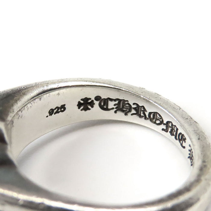 CHROME HEARTS  
Argent 2011  
Bague petite découpe CH Plus