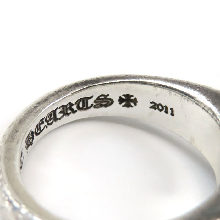 CHROME HEARTS  
Argent 2011  
Bague petite découpe CH Plus