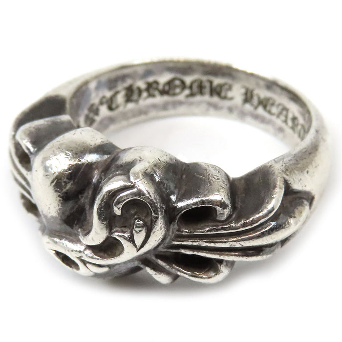 CHROME HEARTS  
CH FLRL CRS HRT Silver  
Floral Heart Ring