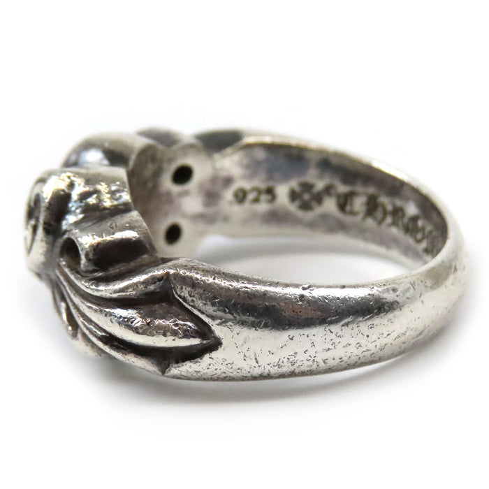 CHROME HEARTS  
CH FLRL CRS HRT Silver  
Floral Heart Ring