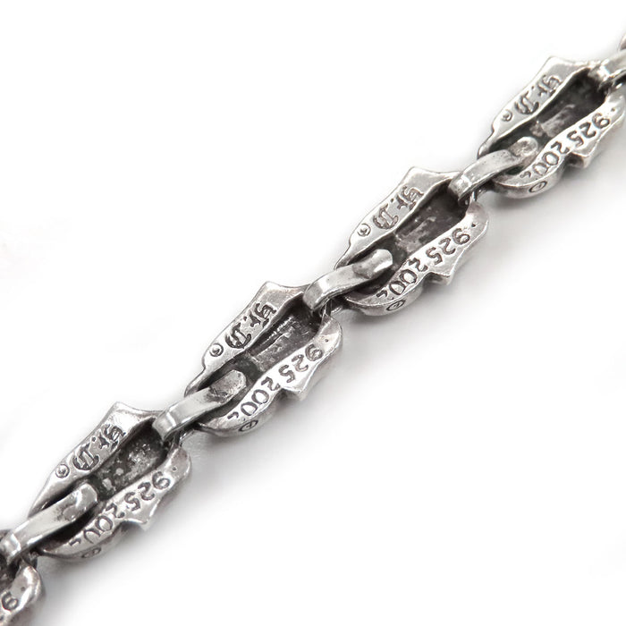 CHROME HEARTS  
唇部與舌部 CH 滾石樂隊 11連結 銀飾  
ID MINI LT 唇部與舌部迷你ID 手鍊 11連結