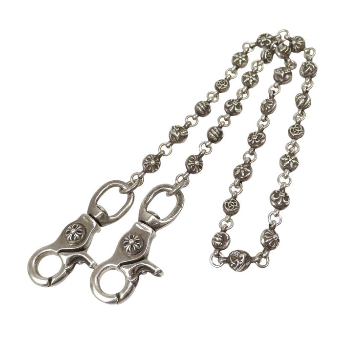 CHROME HEARTS 
1MULTIBALL LONG-T CH クロス 2クリップ シルバー 
2クリップ ロング #1 マルチボール ウォレットチェーン