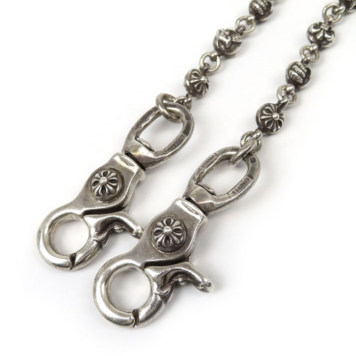 CHROME HEARTS 
1MULTIBALL LONG-T CH Croce 2 Clip Argento 
2 Clip Lungo #1 Multiball Catena Portafoglio