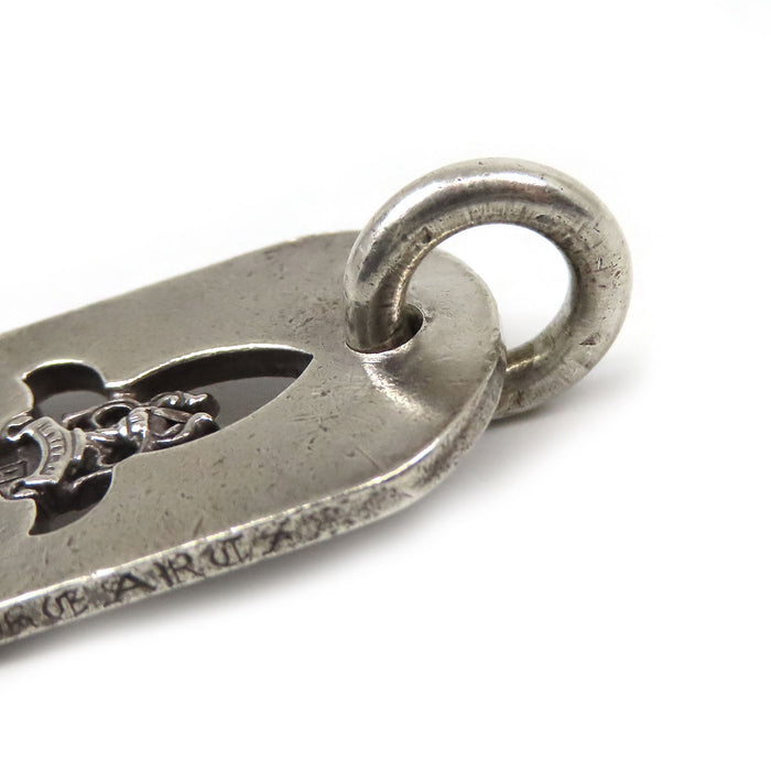CHROME HEARTS  
CH D TAG 銀 1998  
鏤空喇叭匕首 狗牌 小款