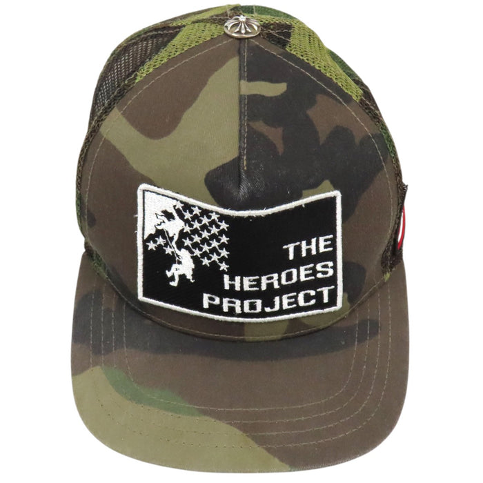 CHROME HEARTS  
CH THE HEROES PROJECT 十字球 迷彩 滾動標籤  
英雄計劃 追蹤帽