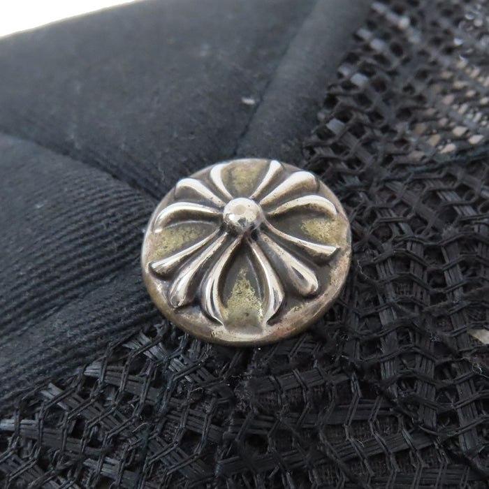 CHROME HEARTS  
CH Matty Boy CHOMPER 卡车帽 网眼 十字球  
Matty Boy 联名 Chomper 补丁卡车帽