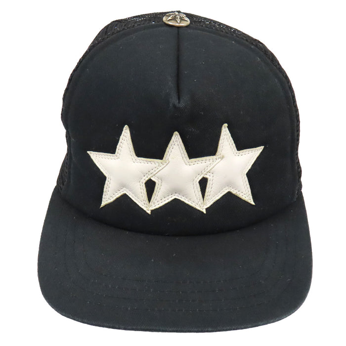 CHROME HEARTS CH Leather Star Trucker 星 レザー スター トラッカー CHROME HEARTS CH Leather Star Trucker 星 レザー スター トラッカー