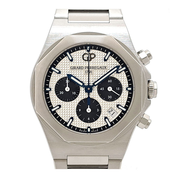 GIRARD-PERREGAUX  
Laureato Cronografo Panda Revisionato  
Con scatola e garanzia