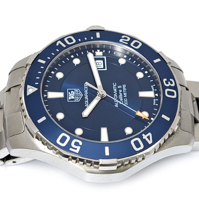 泰格豪雅  
Aquaracer 自动机械机芯5  
带保卡