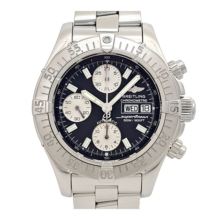 BREITLING  
超級海洋計時碼錶  
附盒及保卡