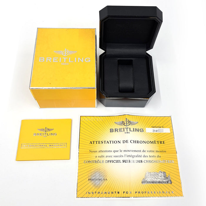 BREITLING  
超級海洋計時碼錶  
附盒及保卡