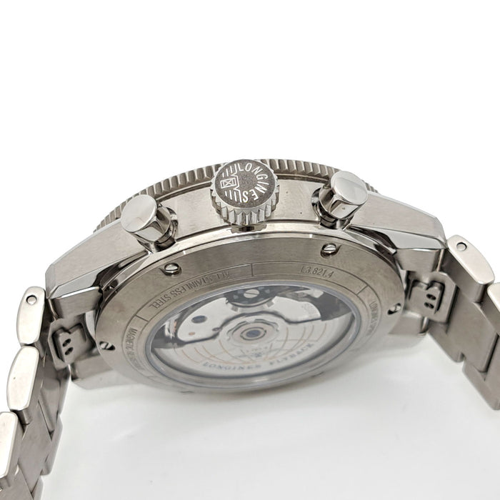 浪琴  
精神系列 返飛秒計時  
附盒及保證書