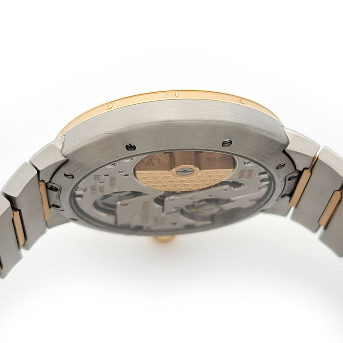 LOUIS VUITTON  
Tambour 自動機械錶 鋼與金款  
附盒及保卡