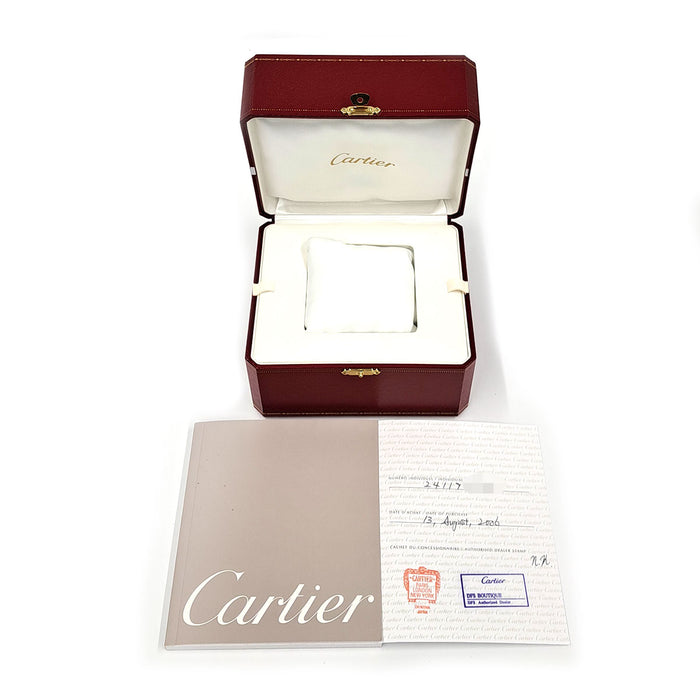 CARTIER 
Roadster LM 
avec boîte et certificat