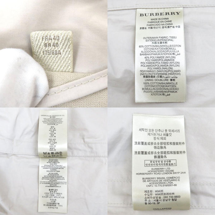BURBERRY  
Brit Belt Logo Button Cotton Blend Nylon Blend  
BURBERRY BRIT Trench Coat