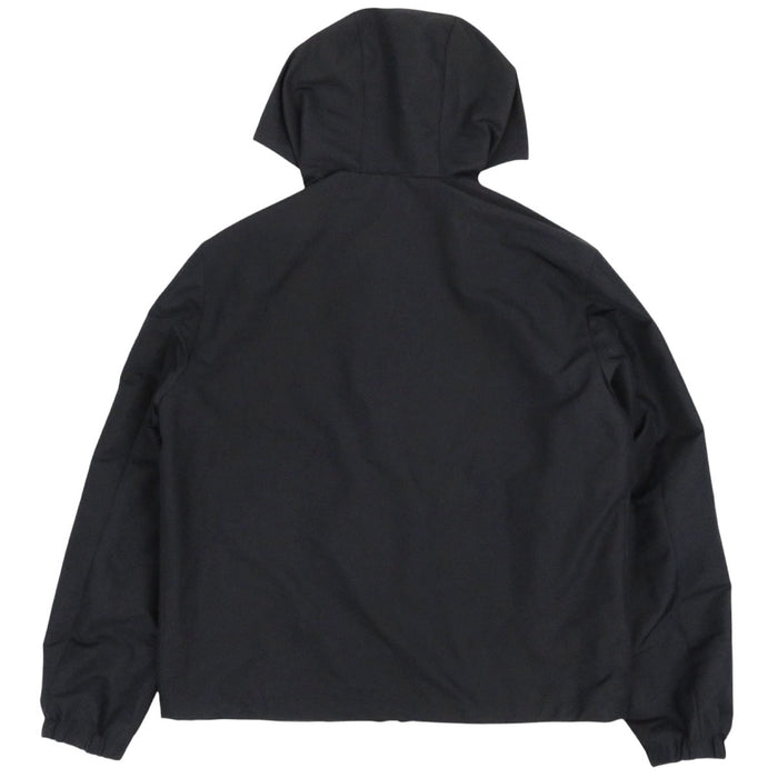 FENDI Giacca a vento reversibile con cappuccio e zip, patch logo