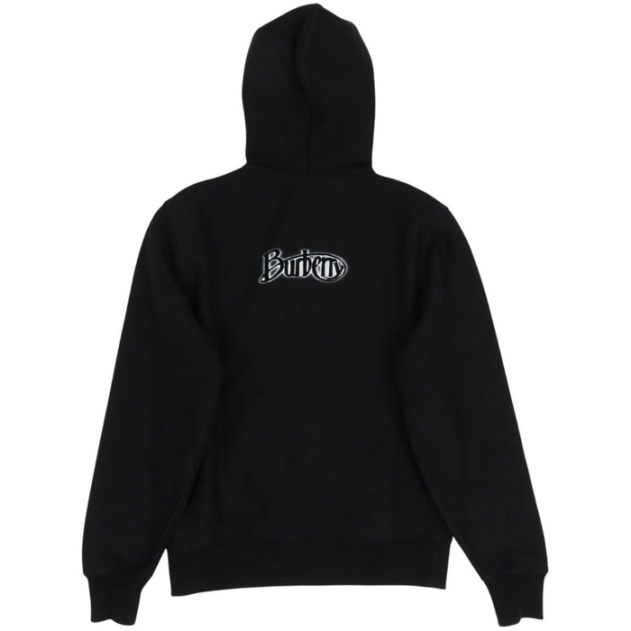 BURBERRY 
スウェット コットン ダブルジップ 
バックロゴ ジップアップ フーディ